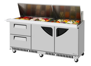 Turbo Air TST-72SD-30-D2LR-FB-N Mega Top Sandwich / Salad Prep Table