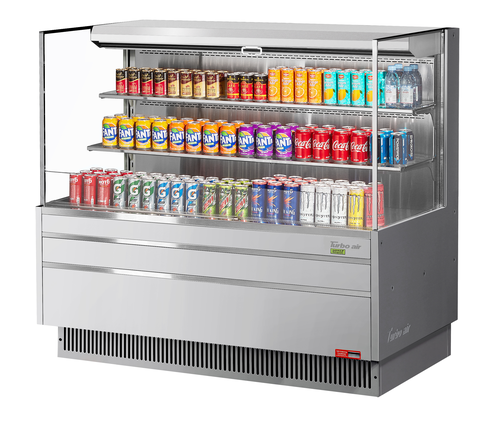 Turbo Air TOM-60L-UF-W(B)-3S-N Open Air Merchandiser