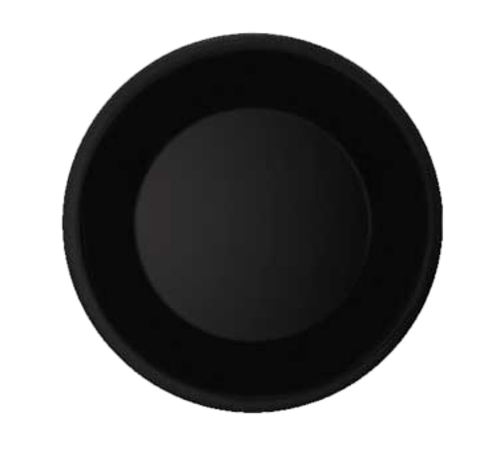 G.E.T. WP-10-BK Black Elegance 10-1/2" Black Melamine Plate | Case of 12