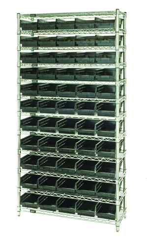 Quantum WR12-106CO Shelving Unit, Wire