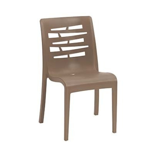 Grosfillex US218181 Essenza Stacking Outdoor Chair | Taupe