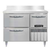 Continental Refrigerator DFA43NSSBS-D Freezer Counter, Work Top