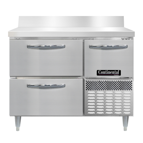 Continental Refrigerator DFA43NSSBS-D Freezer Counter, Work Top