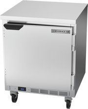 Beverage Air WTF27HC-FLT 27" Shallow Depth Worktop Freezer w/ Flat Top | 5.24 Cu. Ft.