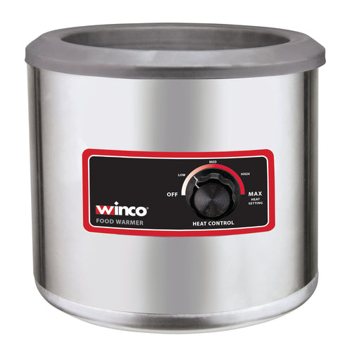 Winco FW-7R250 Electric Round Food Warmer | 7 Qt. Capacity