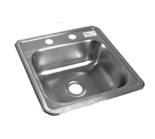 BK Resources BK-DIS-1515 12" x 10" Drop-In Hand Sink