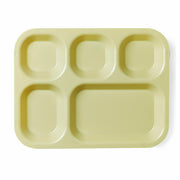 Cambro 14105CP161 Camwear 5 Compartment Tray | 10” x 14”
