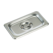 Winco SPSCN 1/9 Size Stainless Steel Steam Table Pan Cover w/ Handle