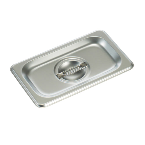 Winco SPSCN 1/9 Size Stainless Steel Steam Table Pan Cover w/ Handle