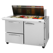 Turbo Air PST-48-18-D2R(L)-N Mega Top Sandwich / Salad Prep Table