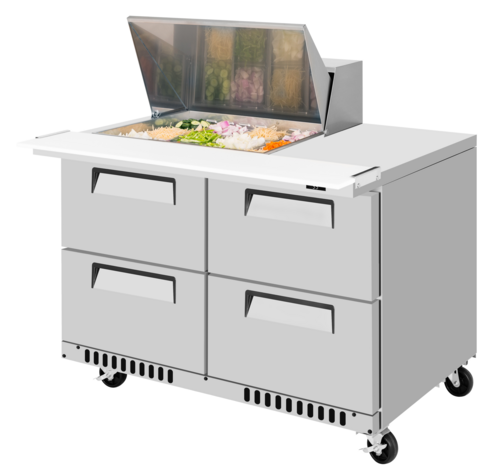 Turbo Air TST-48SD-12M-D4-FB-N(-LW) Mega Top Sandwich / Salad Prep Table