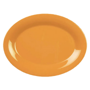 Thunder Group CR209YW Yellow 9 1/2" X 7 1/4" Platter | Case of 12