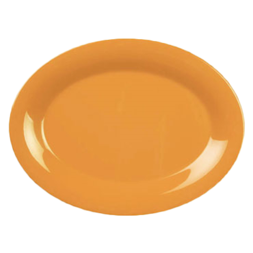 Thunder Group CR209YW Yellow 9 1/2" X 7 1/4" Platter | Case of 12