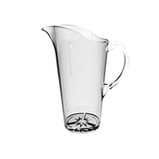 Thunder Group 1.5 Liter (51 oz.) Starburst Base Clear Polycarbonate Pitcher | Model No. PLTHWP015C