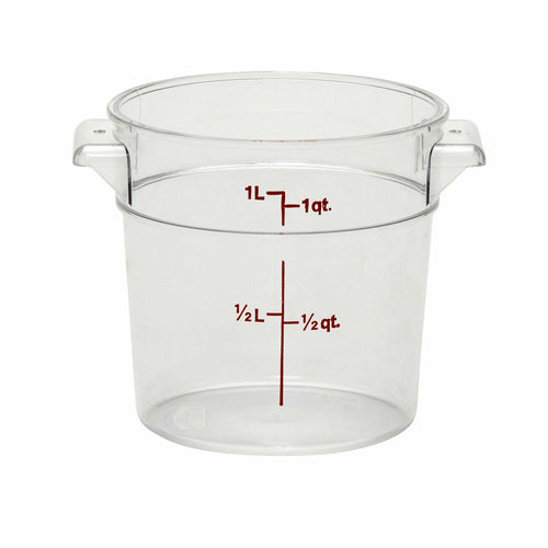Cambro RFSCW1135 Camwear 1 qt. Round Storage Container