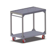 Carter-Hoffmann TT104 Stainless Steel Mobile Stacking Tray Cart | (104) Tray Capacity