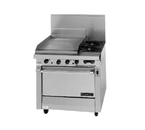 Garland M48-23T Range, 34" Heavy Duty, Gas