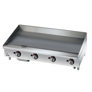 Star-Max 648MF 48" Manual Countertop Gas Griddle w/ 1" Steel Plate | 113,200 BTU