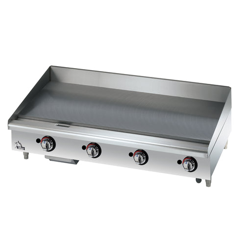 Star-Max 648MF 48" Manual Countertop Gas Griddle w/ 1" Steel Plate | 113,200 BTU