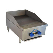Comstock-Castle FHP18-18 18" Manual Countertop Gas Griddle | 36,000 BTU