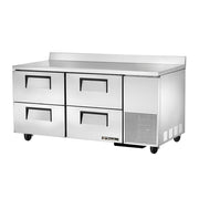 True Mfg. TWT-67D-4-HC Worktop Refrigerator