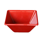 Thunder Group 8oz Passion Red Square Melamine Bowl | Model No. PS5005RD