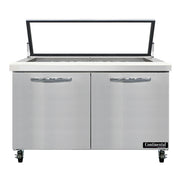 Continental Refrigerator SW48N18M-HGL Refrigerated Counter, Mega Top Sandwich / Salad Unit