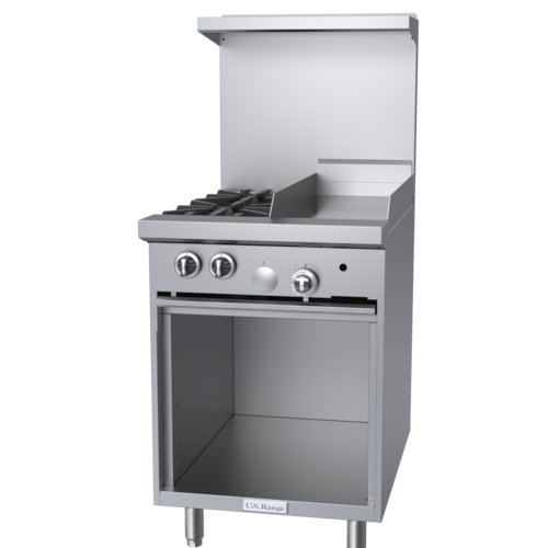 Garland U24-2G12S Range, 24" Restaurant, Gas