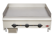 Wells HDG-4830G 48" Manual Control Gas Griddle | 120,000 BTU