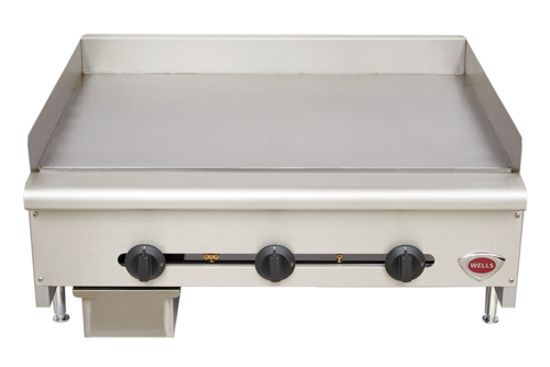 Wells HDG-4830G 48" Manual Control Gas Griddle | 120,000 BTU