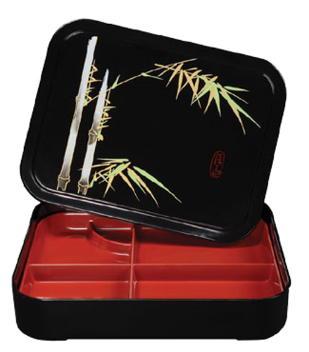 G.E.T. 171-F Fuji 10-3/4" Bento Sushi Box | Case of 12