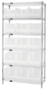 Quantum WR6-260CL Shelving Unit, Wire