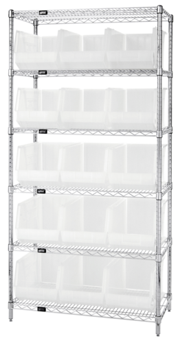 Quantum WR6-260CL Shelving Unit, Wire