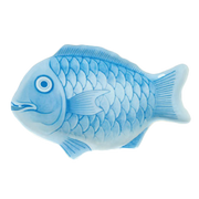 Thunder Group 1000CFB Blue  10" Fish Shape Melamine Platter | Case of 12