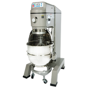 Globe SP80PL 80 Qt. 4 Speed Planetary Floor Mixer w/ Bowl Guard | 3 HP