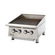 Star Ultra-Max 8024CBB 24" Lava Rock Gas Charbroiler | 80,000 BTU