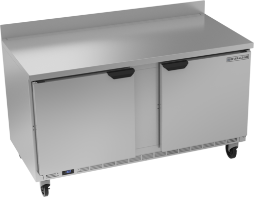 Beverage Air WTF60AHC 60" Worktop Freezer w/ 4" Removable Backsplash | 14.39 Cu. Ft.