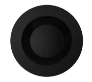 G.E.T. B-1611-BK Black Elegance 11-1/4" 16 oz. Black Melamine Bowl | Case of 12