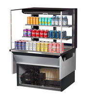 Turbo Air TOM-36L-UFD-W(B)-3SI-N Refrigerated Display Case