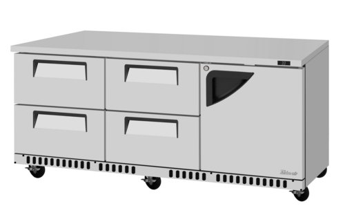Turbo Air TUR-72SD-D4R(L)-FB-N Undercounter Refrigerator