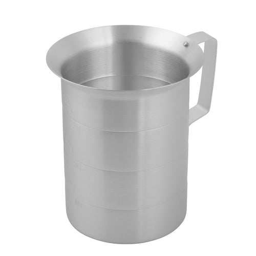 Winco AM-4 4 qt. Aluminum Measuring Cup
