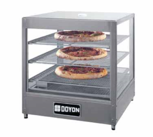 Doyon DRP3 3-Shelf Countertop Heated Display Case | 120V