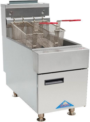 Comstock-Castle CCGTF-35-N 35 lb. Full Pot Countertop Gas Fryer | 66,000 BTU