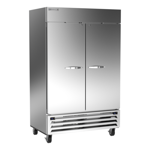 Beverage Air HBRF49HC-1-A 2 Solid Door Dual Temp Refrigerator Freezer | 42.02 Cu. Ft.