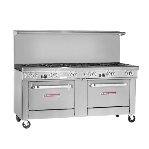 Southbend 4721DD 72" 12 Burner Gas Range w/ 2 Standard Ovens