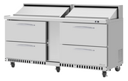 Turbo Air PST-72-D4-FB-N Mega Top Sandwich / Salad Prep Table
