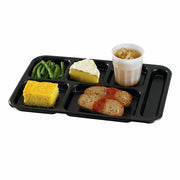 Cambro 10146CW Camwear 6 Compartment School Tray | 10" x 14-1/2"