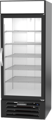 Beverage Air MMR27HC-1-B-WINE MarketMax 30" Black Glass Door Wine Refrigerator | 25.97 Cu. Ft.