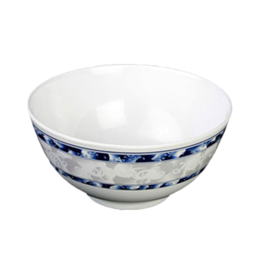 Thunder Group 5206DL 5 7/8" Rice Bowl, Blue Dragon 25 oz. | Case of 12