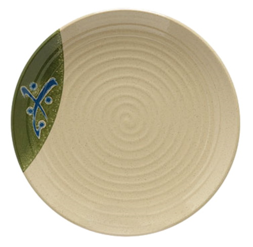 G.E.T. 207-10-TD Traditional 10-1/2" Melamine Plate | Case of 12
